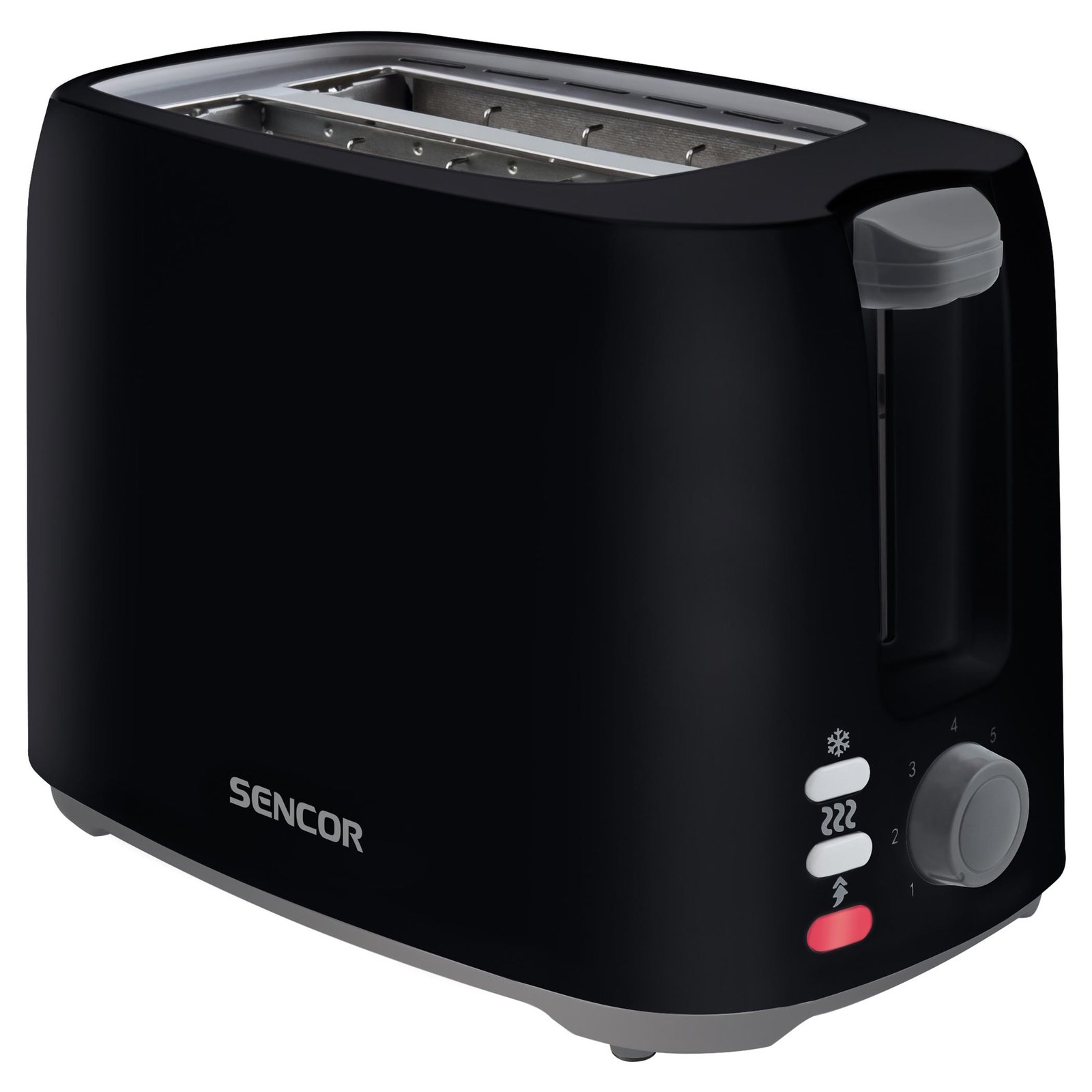 Тостер Sencor STS 2607BK , 2 тоста, 750 Вт, черный
